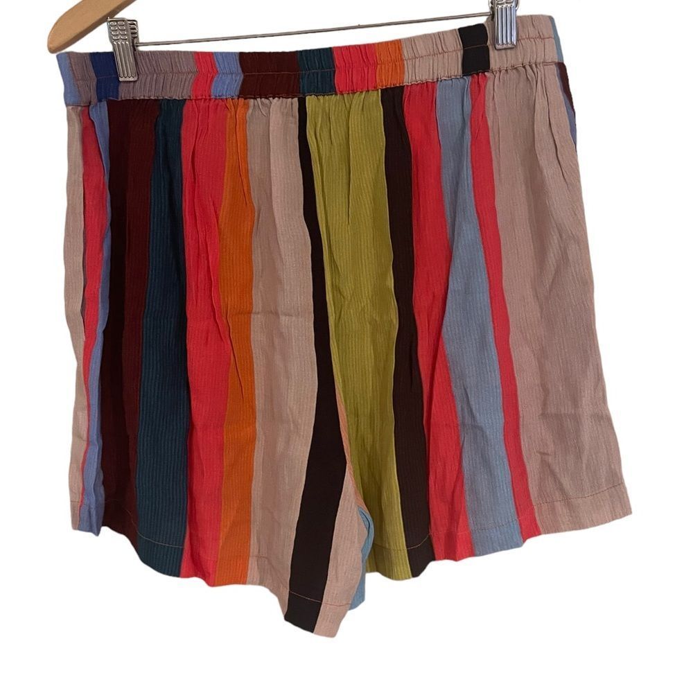 Colorful Striped Women's Shorts